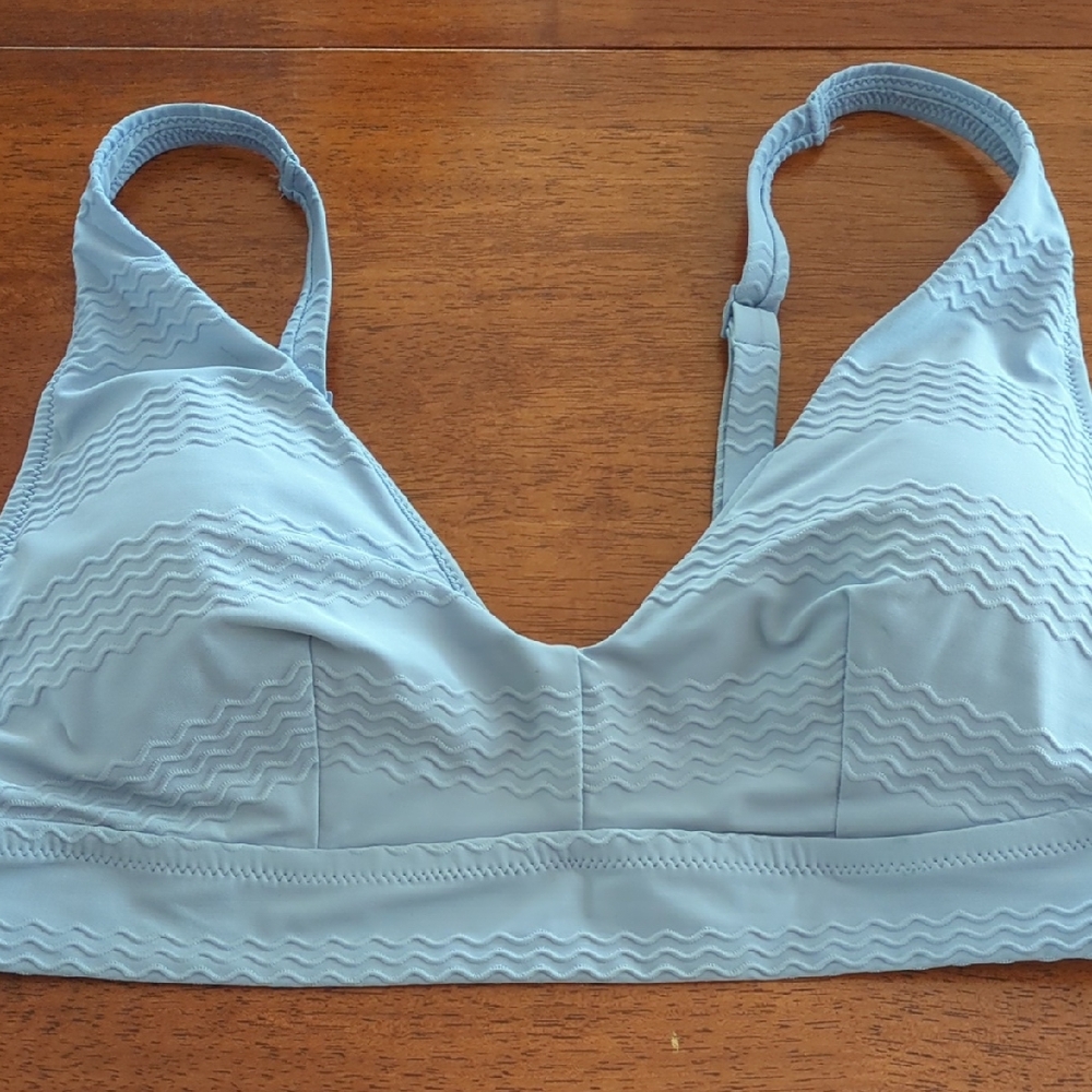 Light Blue Wireless Bra